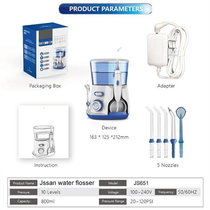 Rechargeable Qhov Ncauj Irrigator