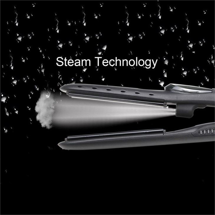 Steam Hair Straightener Nrog lub taub dej