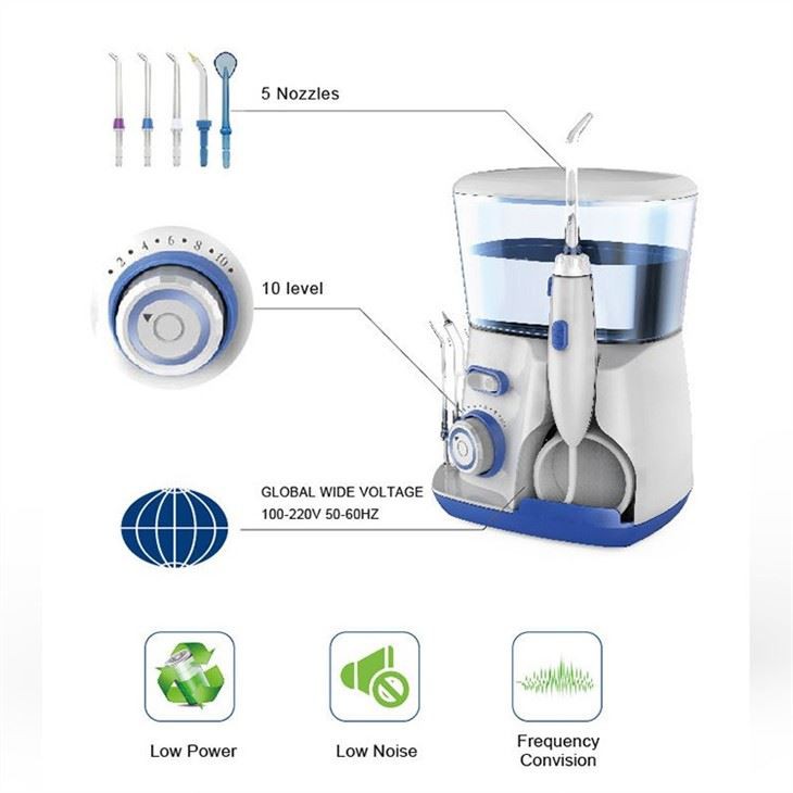 Rechargeable Qhov Ncauj Irrigator